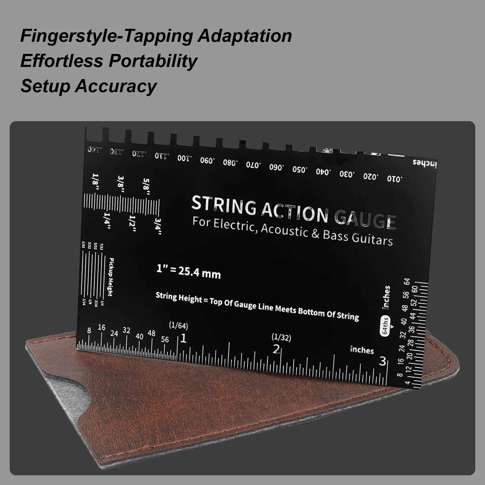 Guitar String Height Gauge Bass Setup Accessories Multifunctional String Action Setup Gauge For Electric Acoustic Travel
Guitar String Height Gauge Bass Setup Accessories Multifunctional String Action Setup Gauge For Electric Acoustic Travel