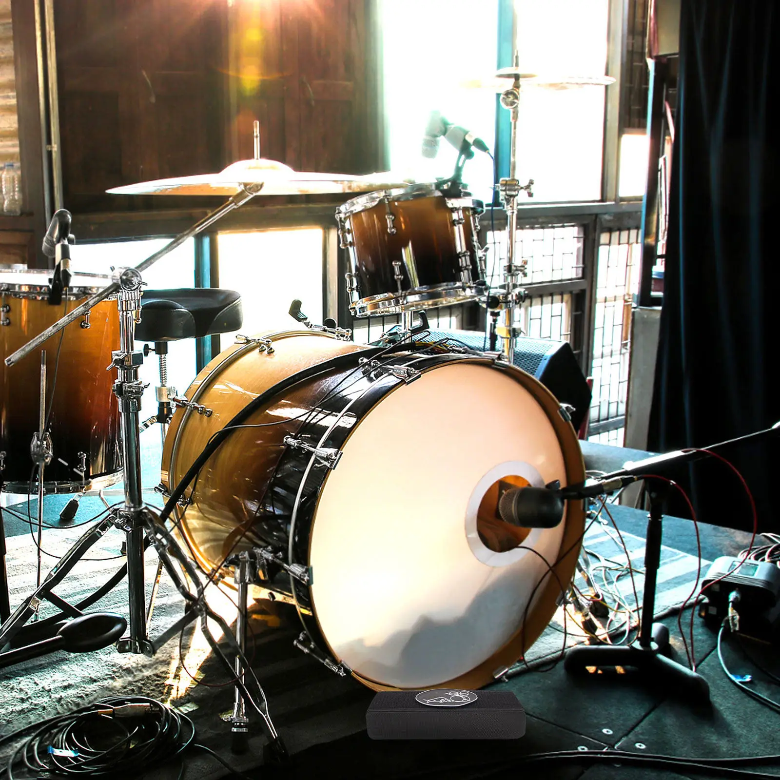 Противоскользящие стопоры для бас-барабана: анкерные блоки для стабилизации педали на деревянных, плиточных и ковровых поверхностях. Аксессуары для барабанов.
Противоскользящие стопоры для бас-барабана: анкерные блоки для стабилизации педали на деревянных, плиточных и ковровых поверхностях. Аксессуары для барабанов.