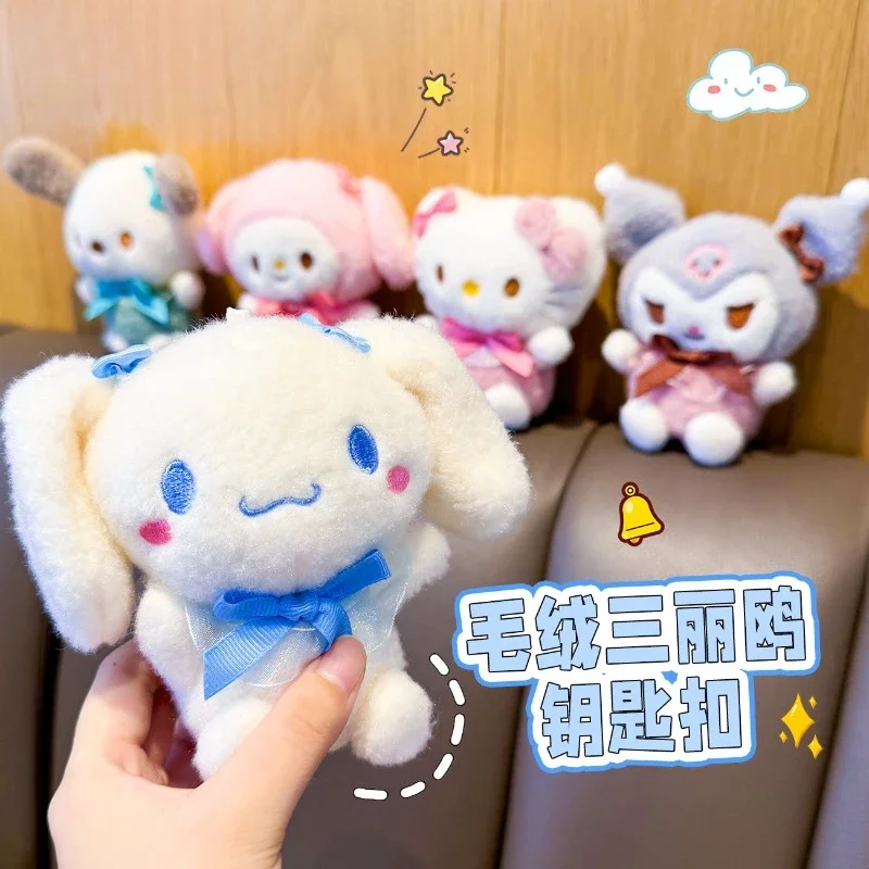 Sanrio Hello Kitty Plush Doll Anime Cartoon Cute Kuromi Plush Keychain My Melody Cinnamoroll Girl Backpack Pendant Holiday Gift
Sanrio Hello Kitty Plush Doll Anime Cartoon Cute Kuromi Plush Keychain My Melody Cinnamoroll Girl Backpack Pendant Holiday Gift