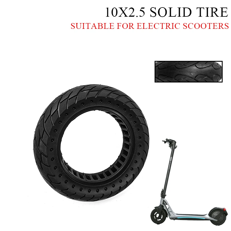 10 inch new honeycomb solid tire 10x2.50, 10x2.125 suitable for Ninebot G30 Max electric scooter tire accessories
10 inch new honeycomb solid tire 10x2.50, 10x2.125 suitable for Ninebot G30 Max electric scooter tire accessories