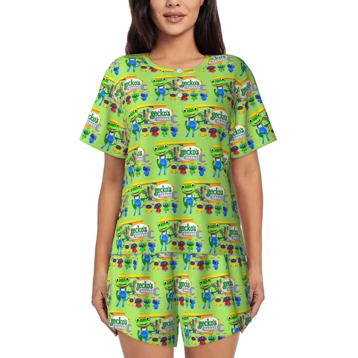 Geckos Garage Kids Round Neck Short Sleeves Nightdress for Sleeping Sleepshirts Women Soft Pajama Set Short Pants
Geckos Garage Kids Round Neck Short Sleeves Nightdress for Sleeping Sleepshirts Women Soft Pajama Set Short Pants