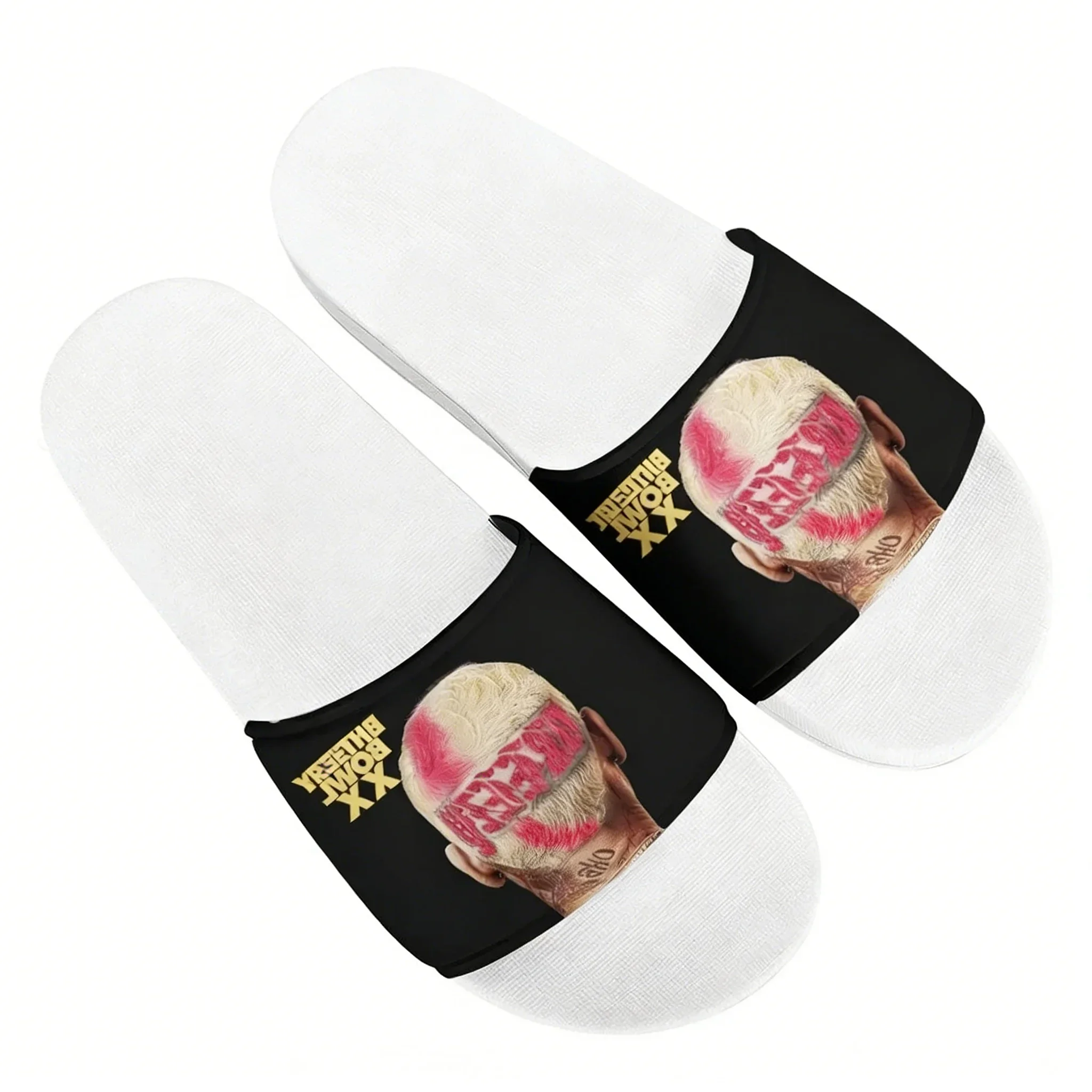Chris Brown Slippers Home Bathroom Sandals Water Shoes Men Women Teenagers Indoor Poor Sandal Customized Summer Slipper
Chris Brown Slippers Home Bathroom Sandals Water Shoes Men Women Teenagers Indoor Poor Sandal Customized Summer Slipper