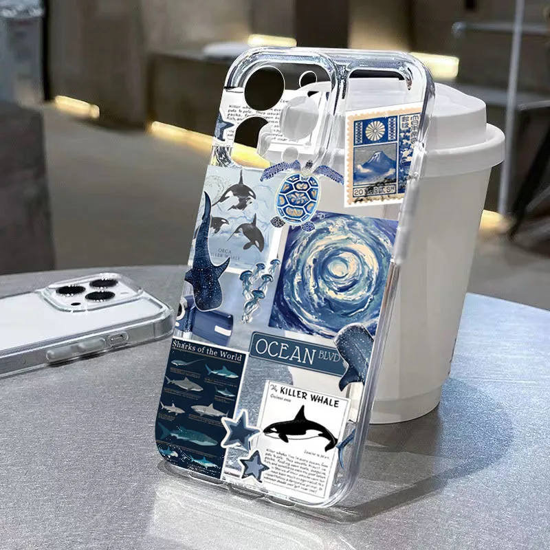 Marine Shark Label Clear Phone Case For iPhone 17 16 Cases iPhone 15 Pro Max 14 Plus 13 12 11 XS X 7 8 16E Shockproof Soft Cover
Marine Shark Label Clear Phone Case For iPhone 17 16 Cases iPhone 15 Pro Max 14 Plus 13 12 11 XS X 7 8 16E Shockproof Soft Cover
