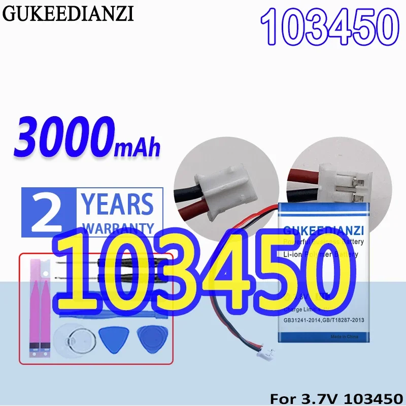 Аккумулятор GUKEEDIANZI большой емкости 103450 (Wtyczka PH 2.0) 3000 мАч для камер PS4 GPS Bluetooth-динамики 3,7 В батарея
Аккумулятор GUKEEDIANZI большой емкости 103450 (Wtyczka PH 2.0) 3000 мАч для камер PS4 GPS Bluetooth-динамики 3,7 В батарея