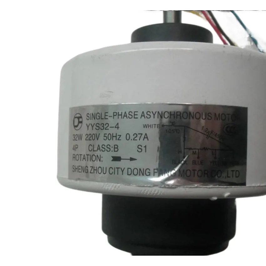 A/C Motor 49mm Thick 8mm Long Shaft Copper YYS32-4 Split 18NVA Reverse 32W
A/C Motor 49mm Thick 8mm Long Shaft Copper YYS32-4 Split 18NVA Reverse 32W