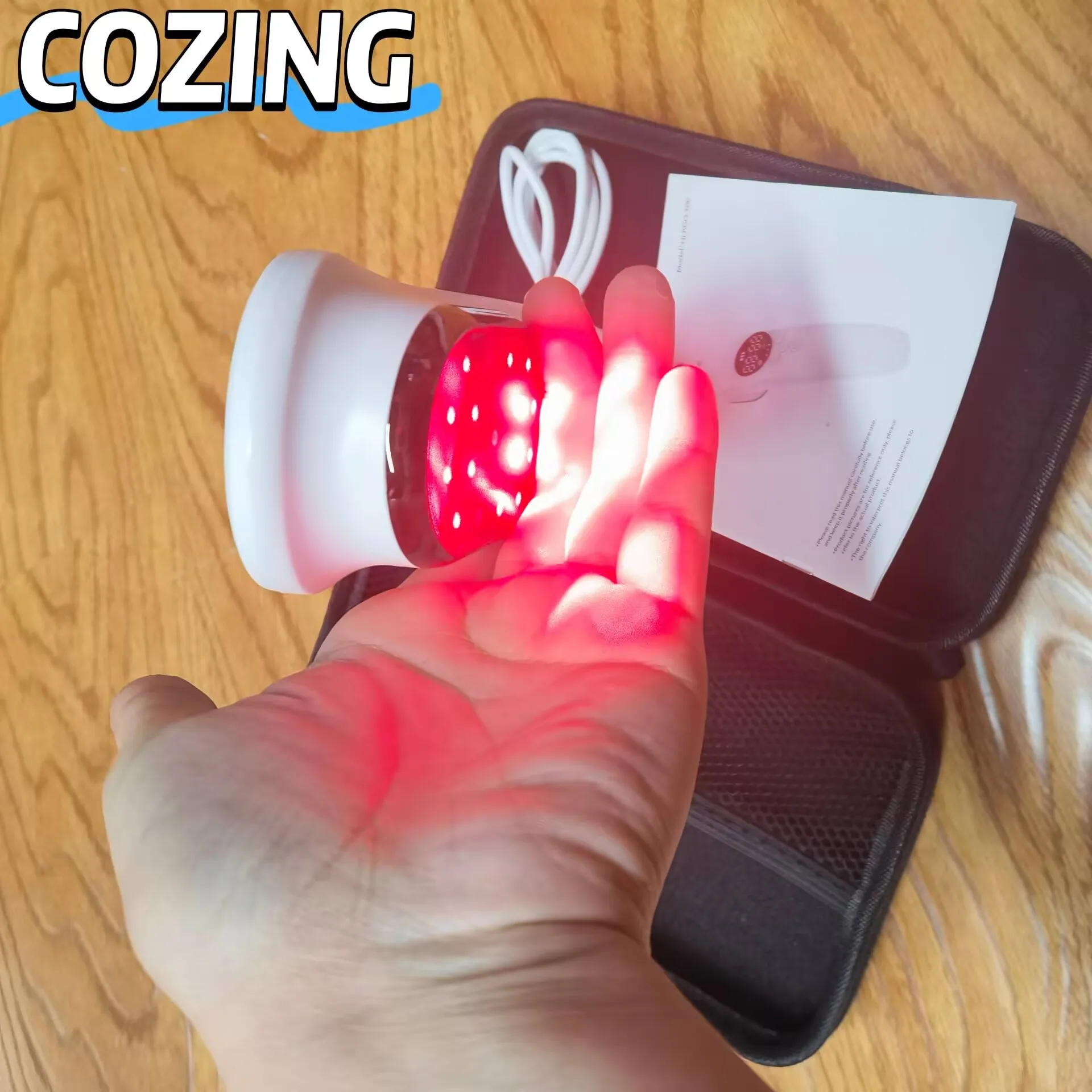 COZING Laser Red Light Therapy Device for Body Pain Relax, Fast Wound Healing, Pet Physiotherapy Tool
COZING Laser Red Light Therapy Device for Body Pain Relax, Fast Wound Healing, Pet Physiotherapy Tool