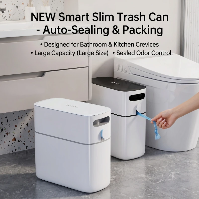 Odor Proof Trash Can with One-Touch Modern Design Durable Plastic Bathroom Kitchen Bin Space Saving Leakproof
Odor Proof Trash Can with One-Touch Modern Design Durable Plastic Bathroom Kitchen Bin Space Saving Leakproof