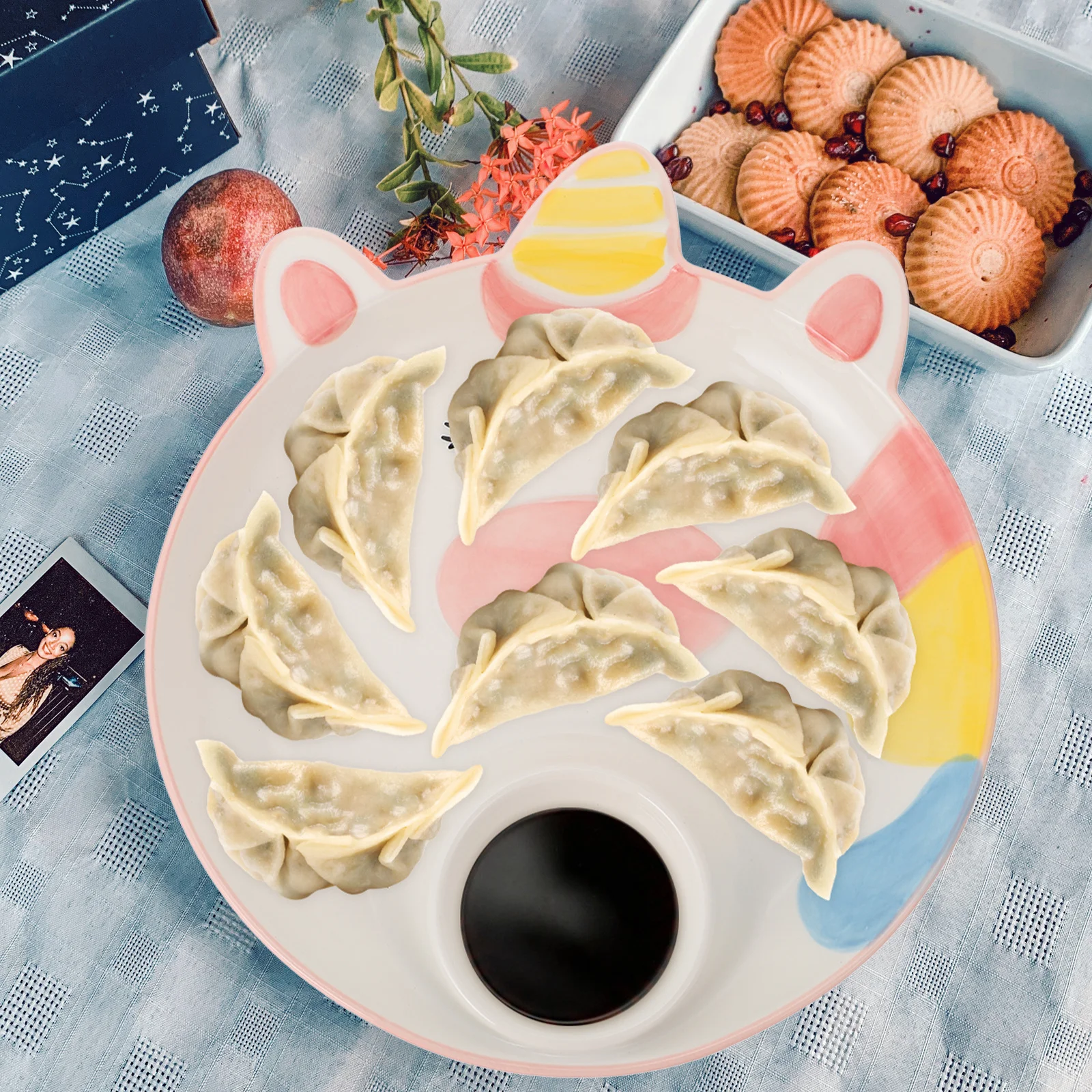 1Pcs Ceramic Food Serving Plate High Grade Dumpling Dish Storage Container Compact Lightweight Easy Clean for Home Hotel
1Pcs Ceramic Food Serving Plate High Grade Dumpling Dish Storage Container Compact Lightweight Easy Clean for Home Hotel