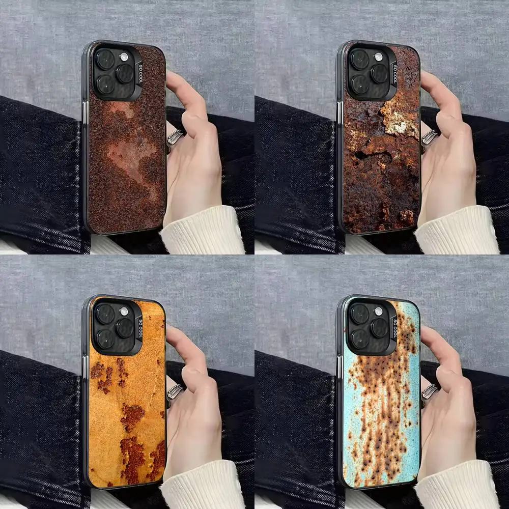 Retro Industrial Style Rusty Phone Case For iPhone 16,15,14,13,12,11,Mini,Pro,E,SE4,XS,MAX Black Candy Matte Box 
Retro Industrial Style Rusty Phone Case For iPhone 16,15,14,13,12,11,Mini,Pro,E,SE4,XS,MAX Black Candy Matte Box