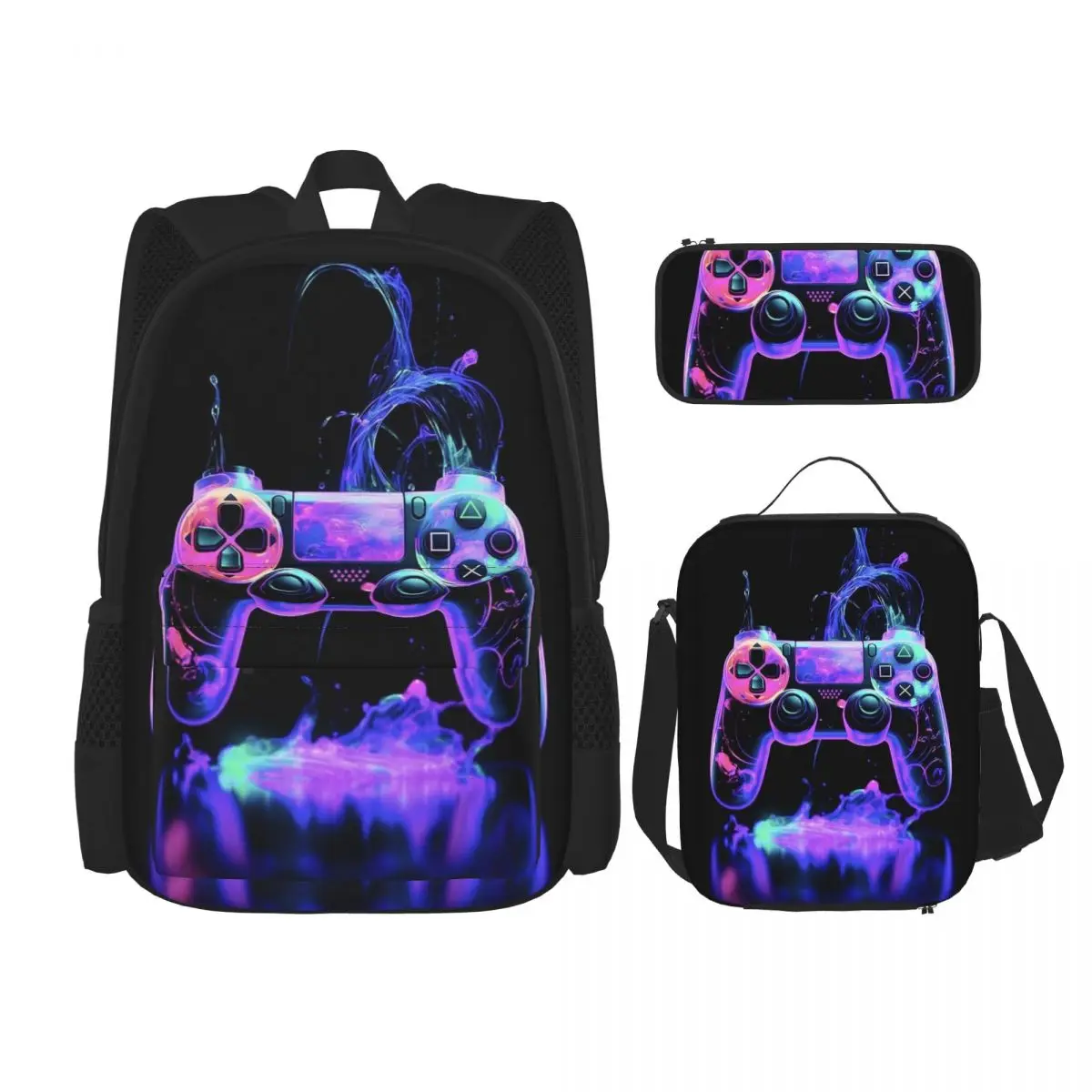 Gamer Life Gaming Backpacks Boys Girls Bookbag Students School Bags Kids Rucksack Lunch Bag Pen Bag Three-Piece Set
Gamer Life Gaming Backpacks Boys Girls Bookbag Students School Bags Kids Rucksack Lunch Bag Pen Bag Three-Piece Set