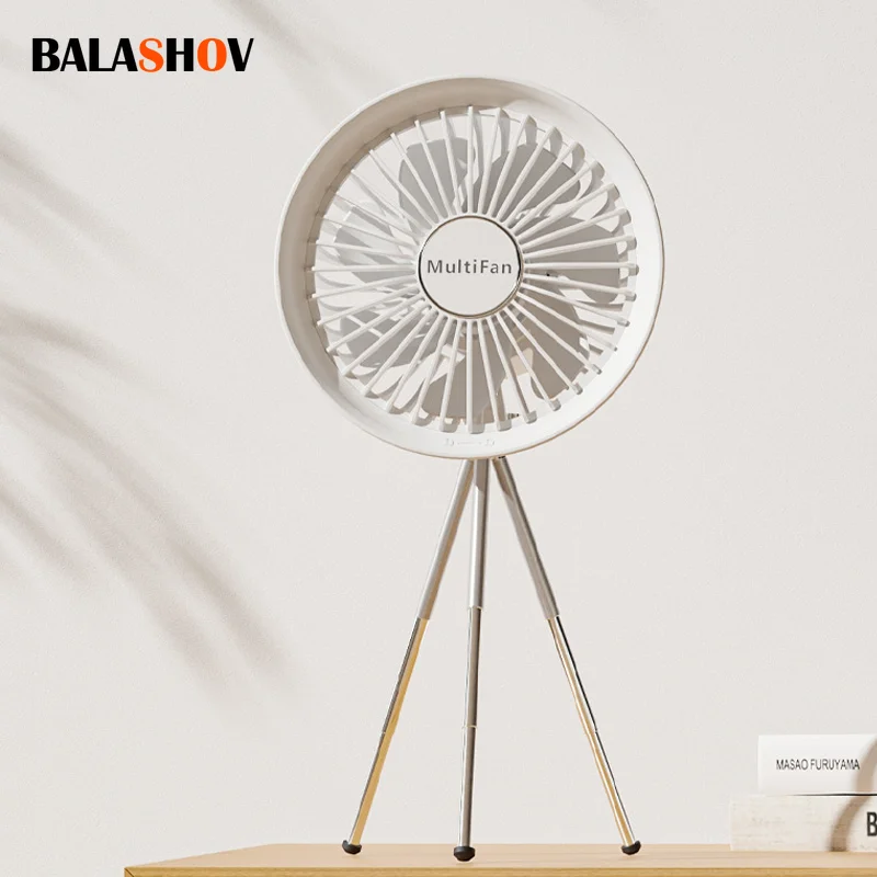 Multifunctional Mini Fan USB Rechargeable Portable Fan Outdoor Camping Tripod Ceiling Fan with Led Light and Control 4-speed
Multifunctional Mini Fan USB Rechargeable Portable Fan Outdoor Camping Tripod Ceiling Fan with Led Light and Control 4-speed