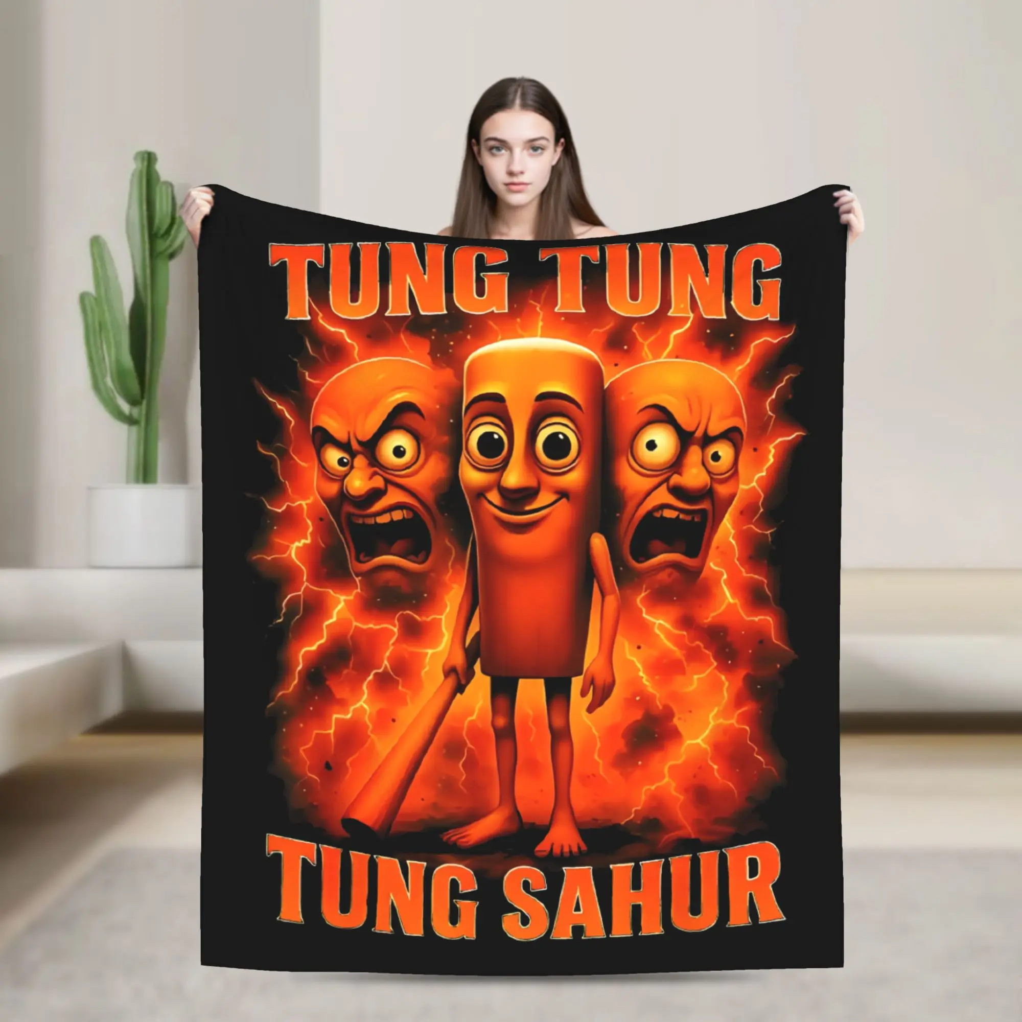Tung Tung Tung Sahur Meme Plush Blanket Italian Brainrot Fashion Throw Blanket for Bed Sofa Couch 150*125cm Plush Thin Quilt
Tung Tung Tung Sahur Meme Plush Blanket Italian Brainrot Fashion Throw Blanket for Bed Sofa Couch 150*125cm Plush Thin Quilt