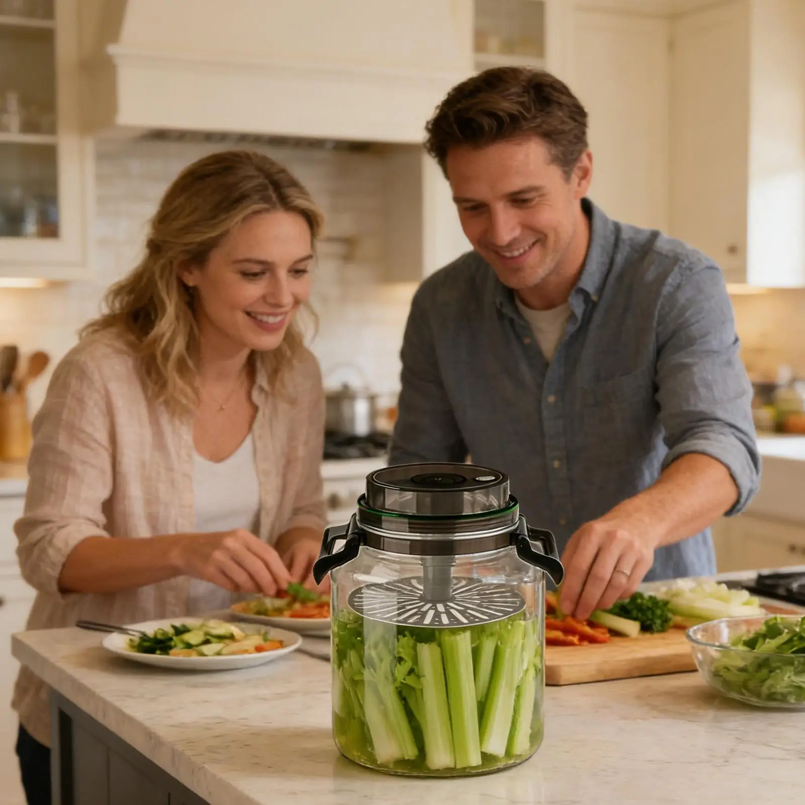 Pickle Jars With Lids 5L Airtight Fermenter Bottle With Handle Pickling Jar For Brewing Kitchen Pantry Counter Countertop Food
Pickle Jars With Lids 5L Airtight Fermenter Bottle With Handle Pickling Jar For Brewing Kitchen Pantry Counter Countertop Food