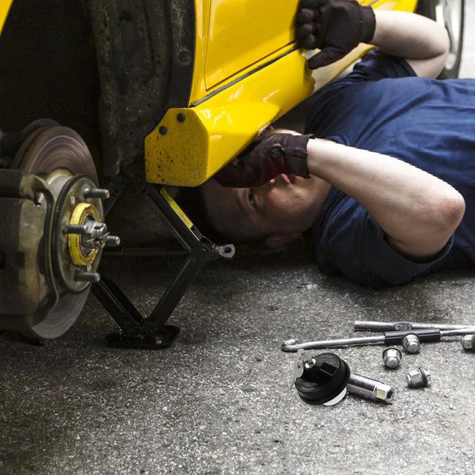 Locking Gas Cap Durable ABS Fuel Tank Cover Car Replacement Key Included Compatible Automotive Fuel Cap
Locking Gas Cap Durable ABS Fuel Tank Cover Car Replacement Key Included Compatible Automotive Fuel Cap