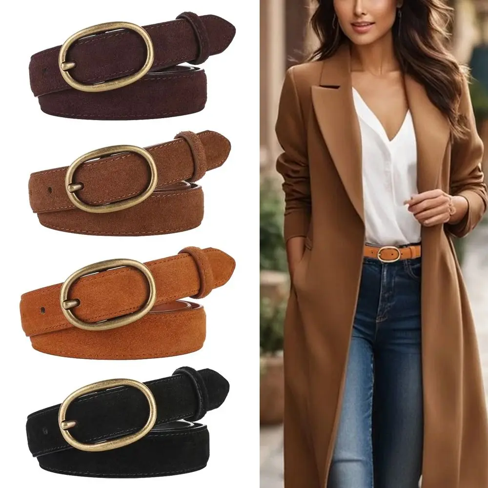Fashion Luxury Design Suede Leather Belt Trendy Casual Pin Buckle Waistband Versatile Business Waist Strap Gifts
Fashion Luxury Design Suede Leather Belt Trendy Casual Pin Buckle Waistband Versatile Business Waist Strap Gifts
