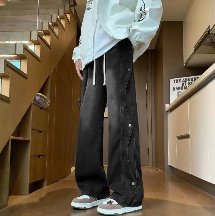 Loose Men's Jeans Spring Autumn 2026 New Sle American High Street Trendy Brand Patchwork Haome Workwear Wide Leg Straight
Loose Men's Jeans Spring Autumn 2026 New Sle American High Street Trendy Brand Patchwork Haome Workwear Wide Leg Straight