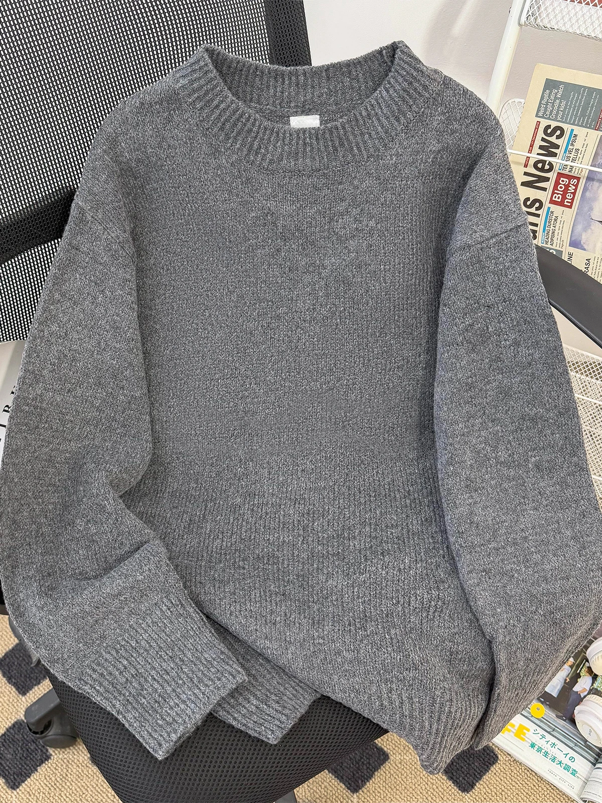 Women Grey Pullover Sweater 2000s Vintage Jumper Knit Korean Style Long Sleeves Oversize Cozy Cashmere Sweater For Women Clothes
Women Grey Pullover Sweater 2000s Vintage Jumper Knit Korean Style Long Sleeves Oversize Cozy Cashmere Sweater For Women Clothes