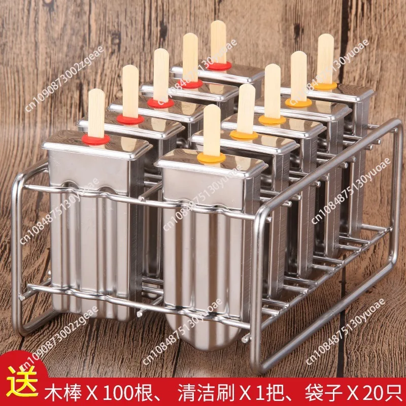 Ice Pop Mold Popsicle Molds Ice Cream Tool Stainless Steel Great Summer Gift With Sticks Holder
Ice Pop Mold Popsicle Molds Ice Cream Tool Stainless Steel Great Summer Gift With Sticks Holder