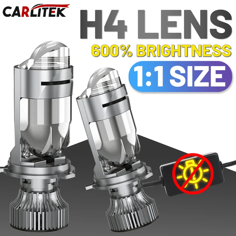 100W H4 LED Projector Mini Car Headlight Bulbs Bi-LED Mini Lens Projector Lenses H4 Headlamp High Low Beam LED H4 for Cars Moto
100W H4 LED Projector Mini Car Headlight Bulbs Bi-LED Mini Lens Projector Lenses H4 Headlamp High Low Beam LED H4 for Cars Moto