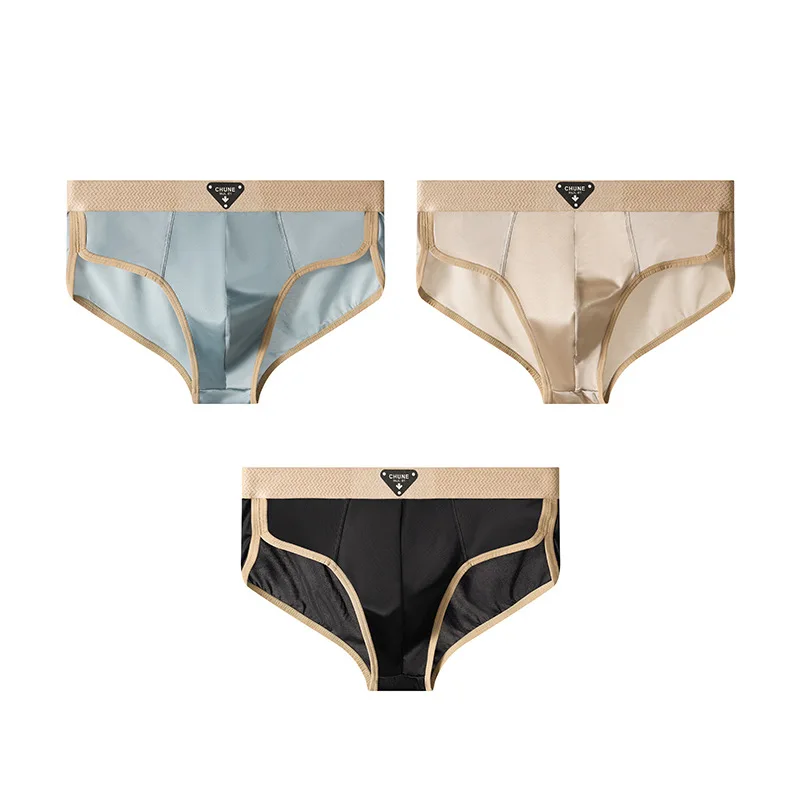 Men's Underwear Ice Silk New Pull-Up Mid-Waist Men's Large Size Breathable Men's Triangle Pants Three Pack Underwear Panties
Men's Underwear Ice Silk New Pull-Up Mid-Waist Men's Large Size Breathable Men's Triangle Pants Three Pack Underwear Panties