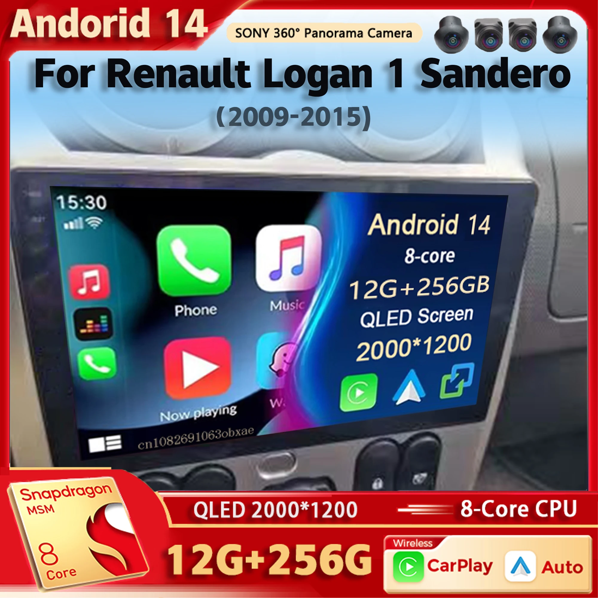 Android 14 Car Radio Multimedia Player For Renault Logan 1 Sandero 2009-2015 Auto Carplay Car Stereo DSP wifi+4G Ai voice 2 Din
Android 14 Car Radio Multimedia Player For Renault Logan 1 Sandero 2009-2015 Auto Carplay Car Stereo DSP wifi+4G Ai voice 2 Din