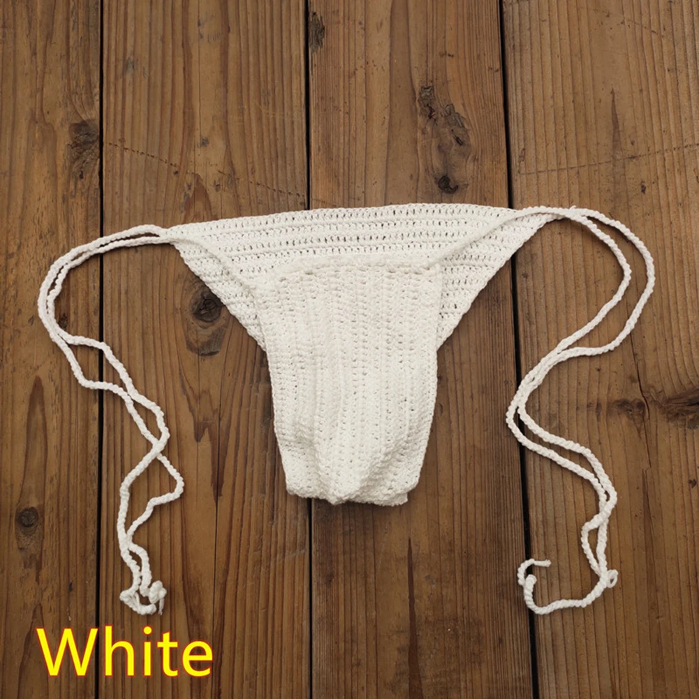1pc Men Lacing Up Low Rise Underwear Hand Crochet Briefs Bikini Swimming Sunbathing Shorts Swimwear Jockstrap
1pc Men Lacing Up Low Rise Underwear Hand Crochet Briefs Bikini Swimming Sunbathing Shorts Swimwear Jockstrap