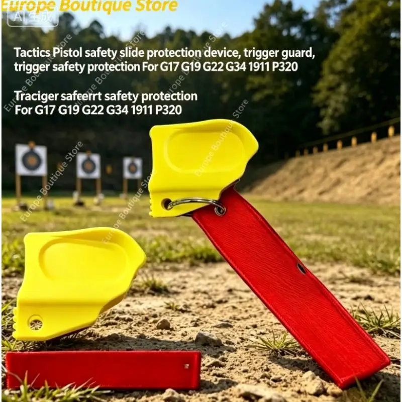 Tactics Pistol safety slide protection device, trigger guard, trigger safety protection For G17 G19 G22 G34 1911 P320
Tactics Pistol safety slide protection device, trigger guard, trigger safety protection For G17 G19 G22 G34 1911 P320