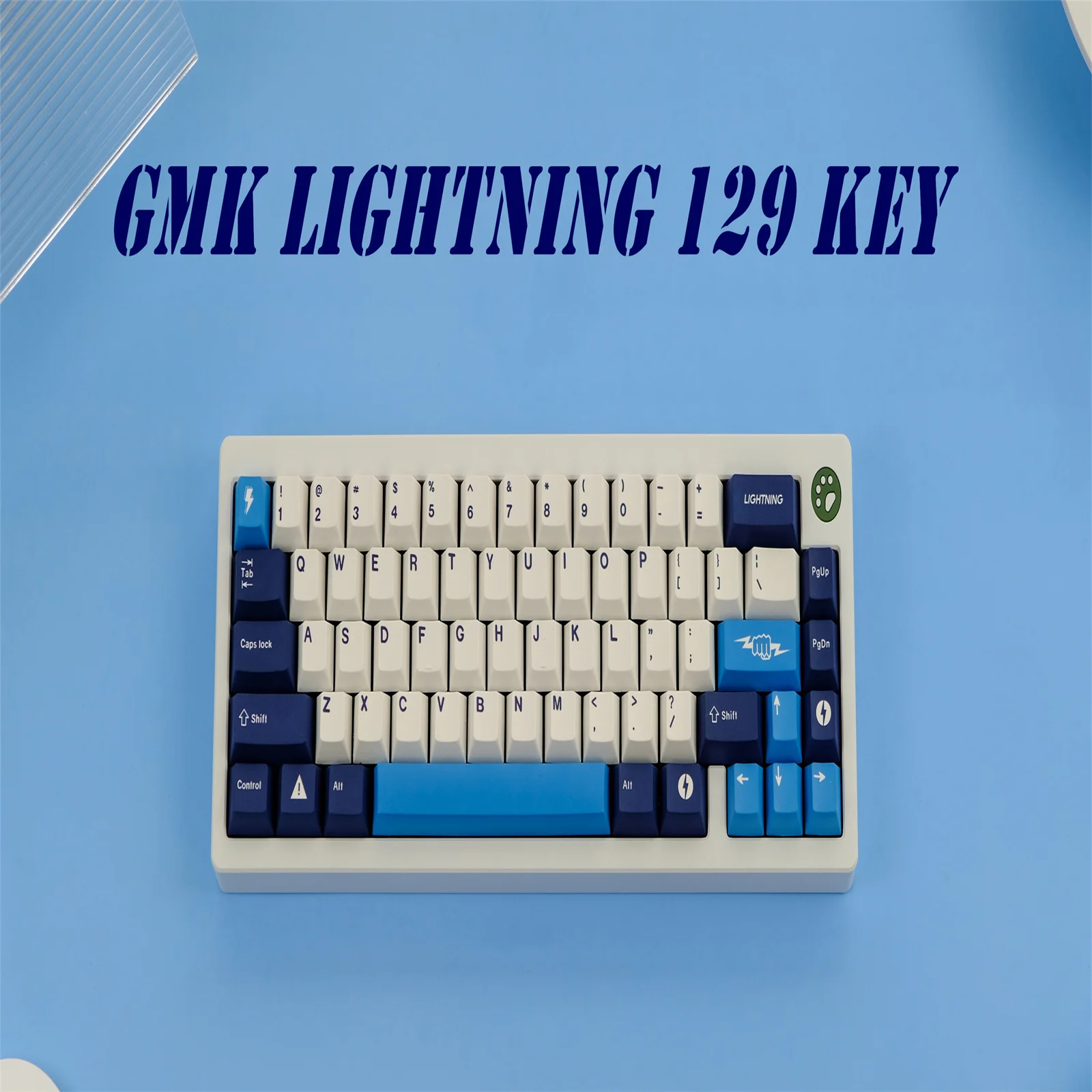 Набор колпачков GMK Lightning, 129 клавиш, материал PBT, игровой колпачок с вишневым профилем для механической клавиатуры MX Switch
Набор колпачков GMK Lightning, 129 клавиш, материал PBT, игровой колпачок с вишневым профилем для механической клавиатуры MX Switch