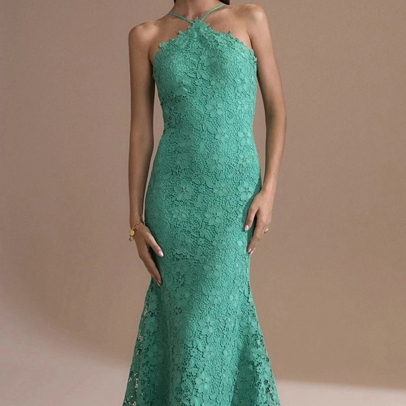 Повседневное однотонное платье-халат без рукавов, сексуальное кружевное облегающее вечернее платье 2026, весна-лето, женское платье с открытой спиной и высокой талией
Повседневное однотонное платье-халат без рукавов, сексуальное кружевное облегающее вечернее платье 2026, весна-лето, женское платье с открытой спиной и высокой талией