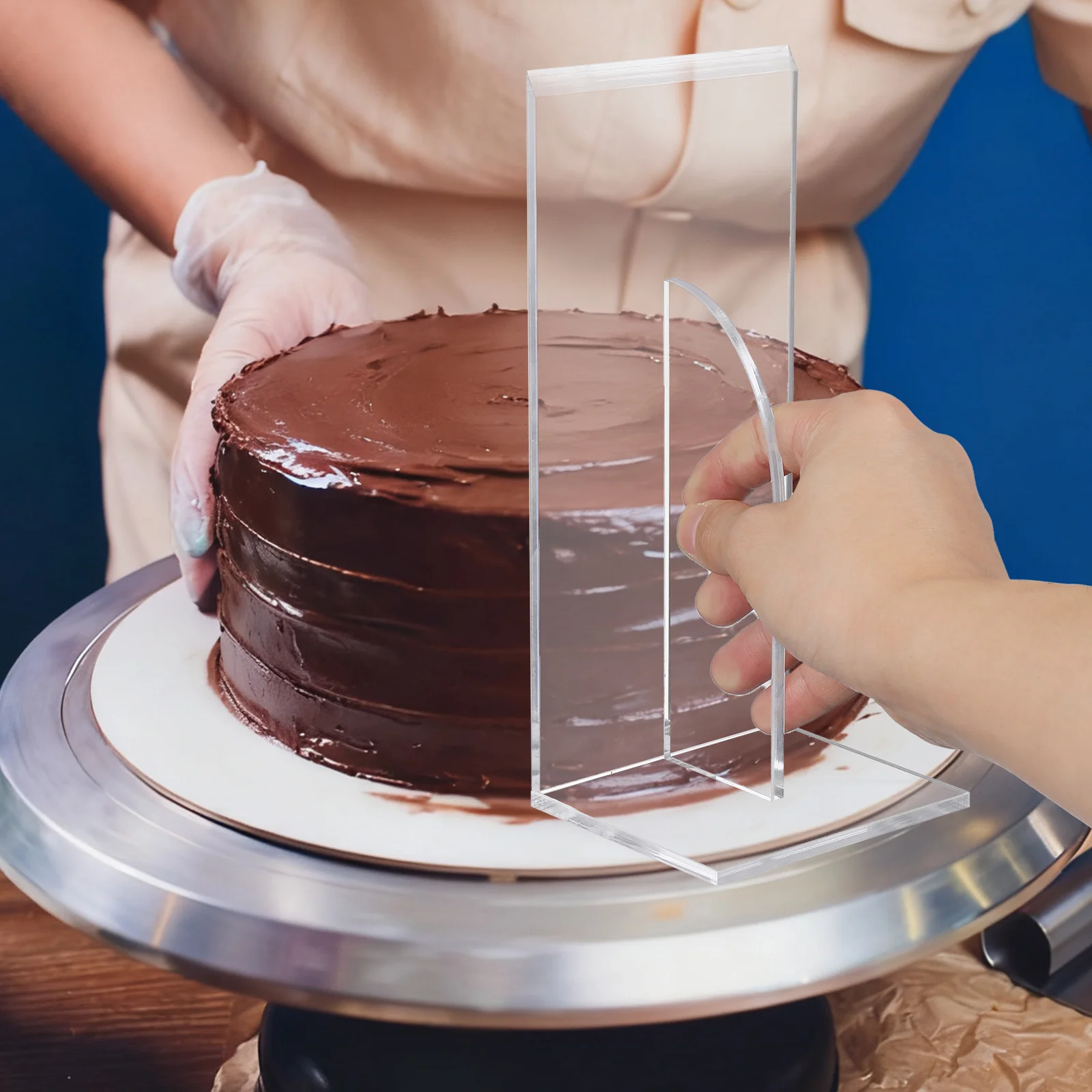 1Pcs Cake Scraper Transparent Baking Accessories Acrylic Easy to Clean Cake Decorating Tool Baking Gadgets
1Pcs Cake Scraper Transparent Baking Accessories Acrylic Easy to Clean Cake Decorating Tool Baking Gadgets