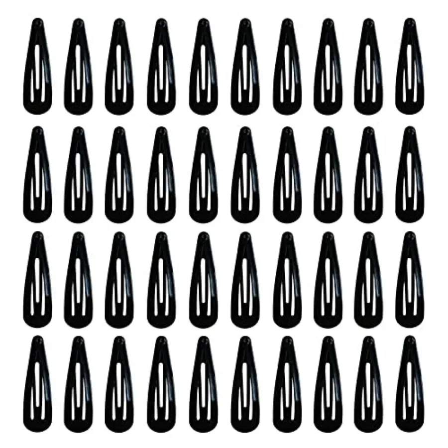40 Pieces 2 Inch Black Metal Snap Hair Clips Non-slip Hair Barrettes Hair for Girls, Women, Teens or Toddlers
40 Pieces 2 Inch Black Metal Snap Hair Clips Non-slip Hair Barrettes Hair for Girls, Women, Teens or Toddlers