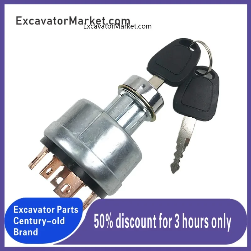 For Doosan Daewoo Dh Dx55/60/150/220/225-7-9 Ignition Switch Start Switch Lock Excavator Accessories excavator Parts
For Doosan Daewoo Dh Dx55/60/150/220/225-7-9 Ignition Switch Start Switch Lock Excavator Accessories excavator Parts