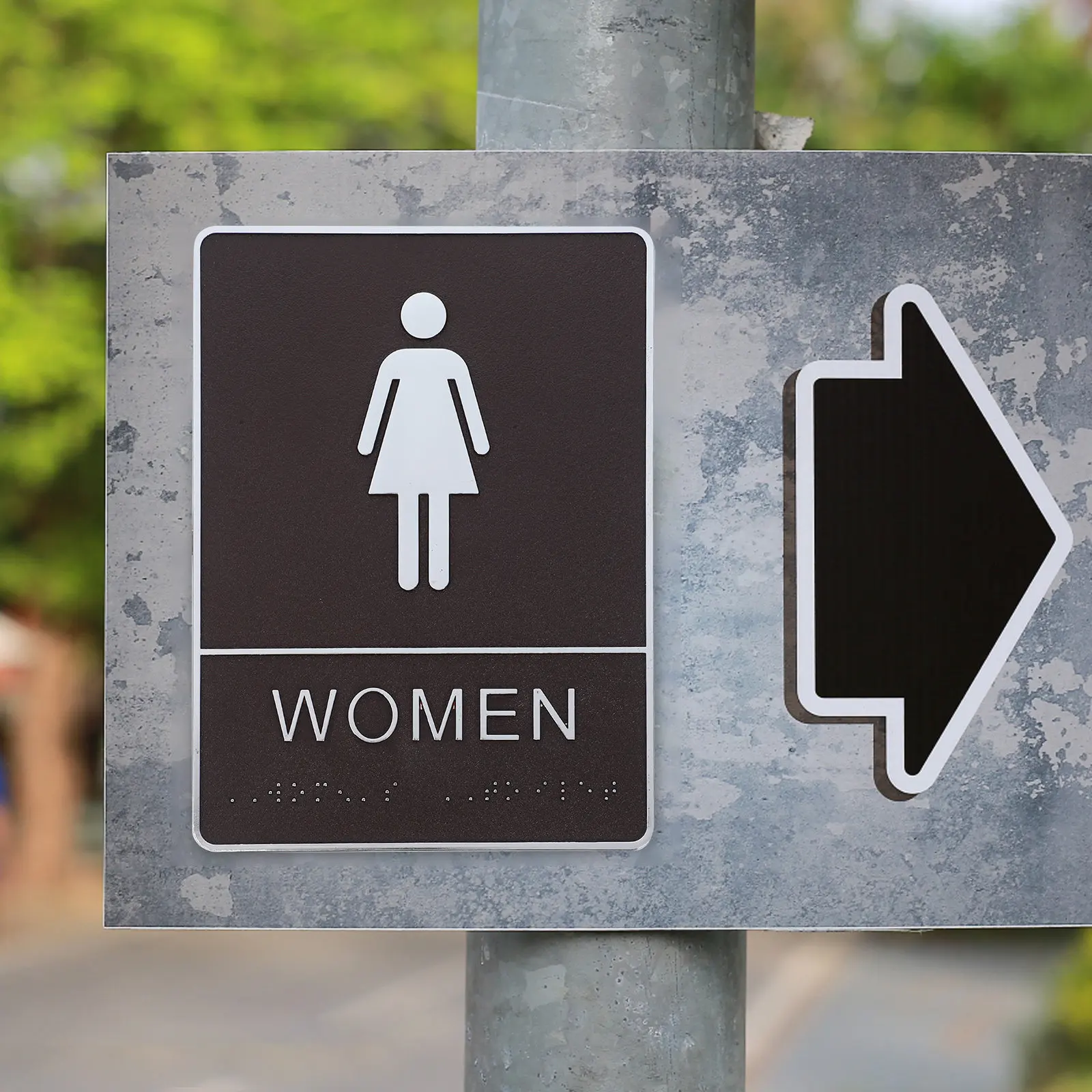 1Pair Self-Adhesive Acrylic Restroom Sign Braille Male Female Bathroom Door Indicator Public Washroom Plaque Restroom Signs
1Pair Self-Adhesive Acrylic Restroom Sign Braille Male Female Bathroom Door Indicator Public Washroom Plaque Restroom Signs