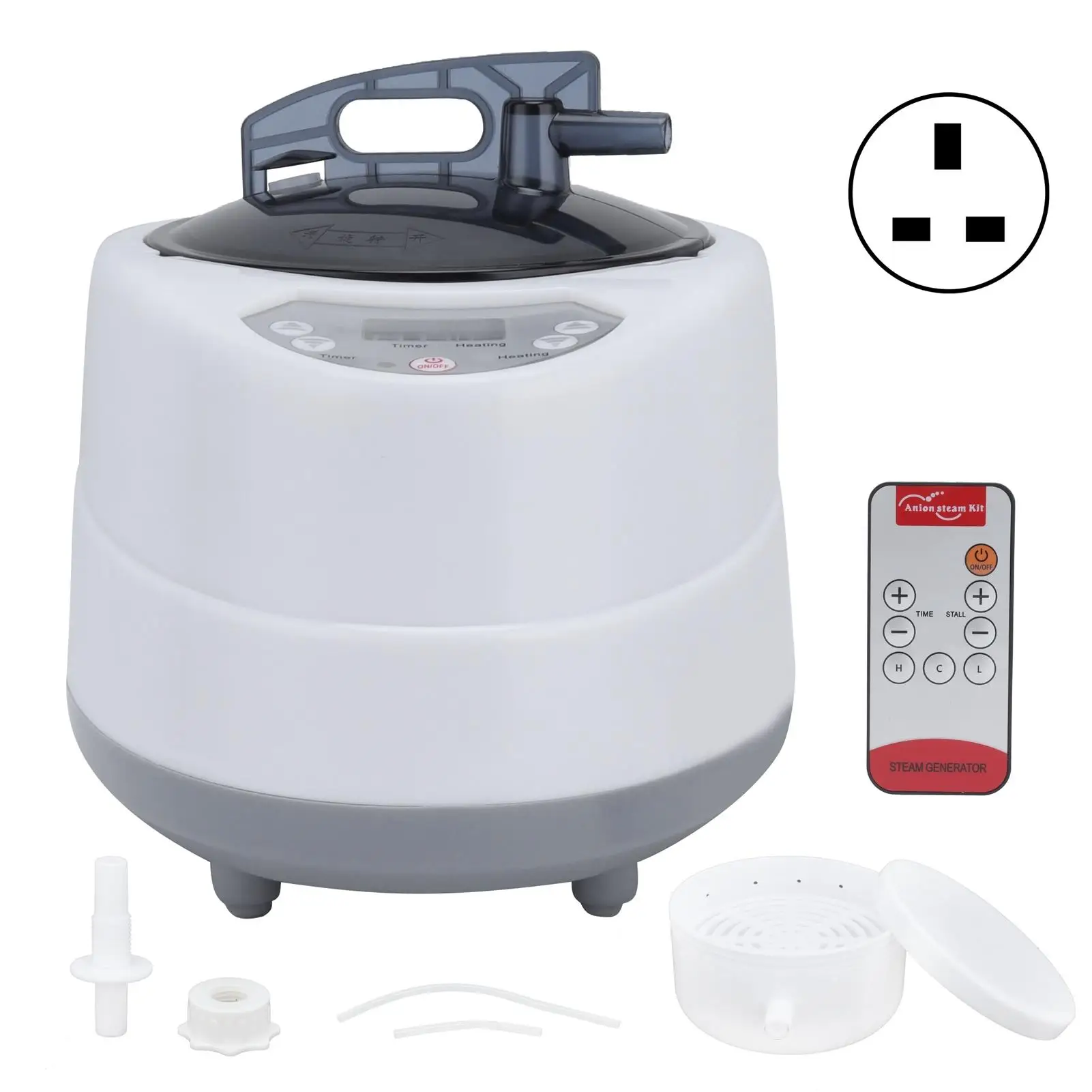 1000W Portable Stainless Steel Sauna Steamer Pot - 2L Fumigation Machine for spa and Home Use
1000W Portable Stainless Steel Sauna Steamer Pot - 2L Fumigation Machine for spa and Home Use