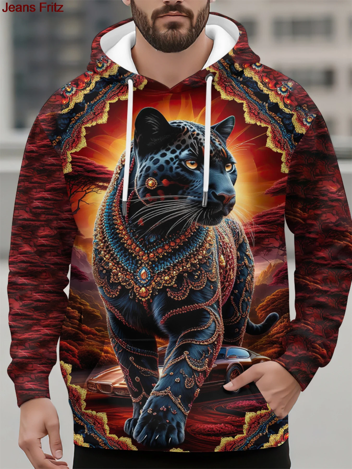 Мужская толстовка с 3D принтом животного льва, леопардовая толстовка с длинными рукавами, уличная повседневная толстовка Y2K, мужская одежда больших размеров
Мужская толстовка с 3D принтом животного льва, леопардовая толстовка с длинными рукавами, уличная повседневная толстовка Y2K, мужская одежда больших размеров