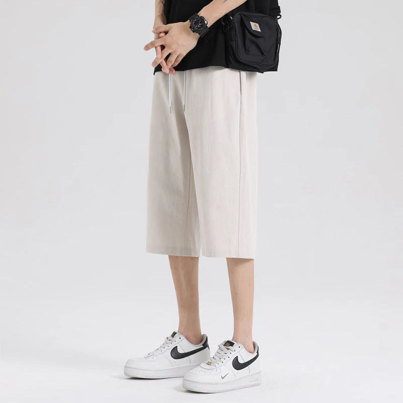 Men's Cotton Linen Casual Loose Straight Leg ort Pants Summer Thin Versatile Trendy 7/8 Length orts Youth Active Sle
Men's Cotton Linen Casual Loose Straight Leg ort Pants Summer Thin Versatile Trendy 7/8 Length orts Youth Active Sle