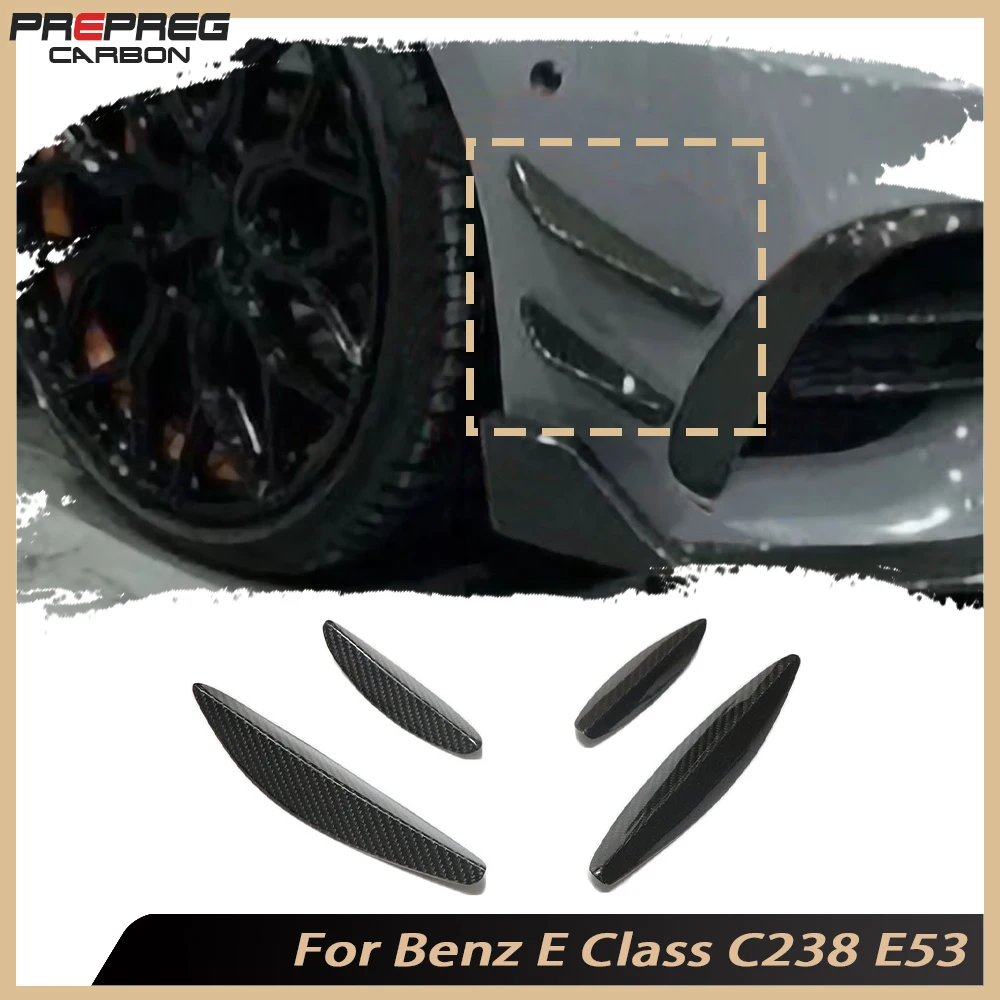 Air Blade for Benz E Class C238 E53 Coupe 2021-2023 Carbon Fiber 4Pcs Car Front Bumper Side Spoiler Splitter Body Kits
Air Blade for Benz E Class C238 E53 Coupe 2021-2023 Carbon Fiber 4Pcs Car Front Bumper Side Spoiler Splitter Body Kits