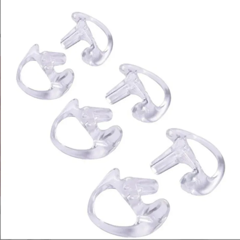 2pcs Silicone Earloop Earmolds Ear Mold for Acoustic Air Tube Earphones, Two Way Radio Headset Headphone Transparent White
2pcs Silicone Earloop Earmolds Ear Mold for Acoustic Air Tube Earphones, Two Way Radio Headset Headphone Transparent White