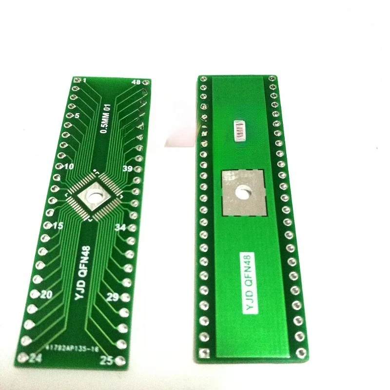 10Pcs/Lot QFN48 To DIP48 Adapter Board 0.5mm Pitch SMD Transfer Plate
10Pcs/Lot QFN48 To DIP48 Adapter Board 0.5mm Pitch SMD Transfer Plate