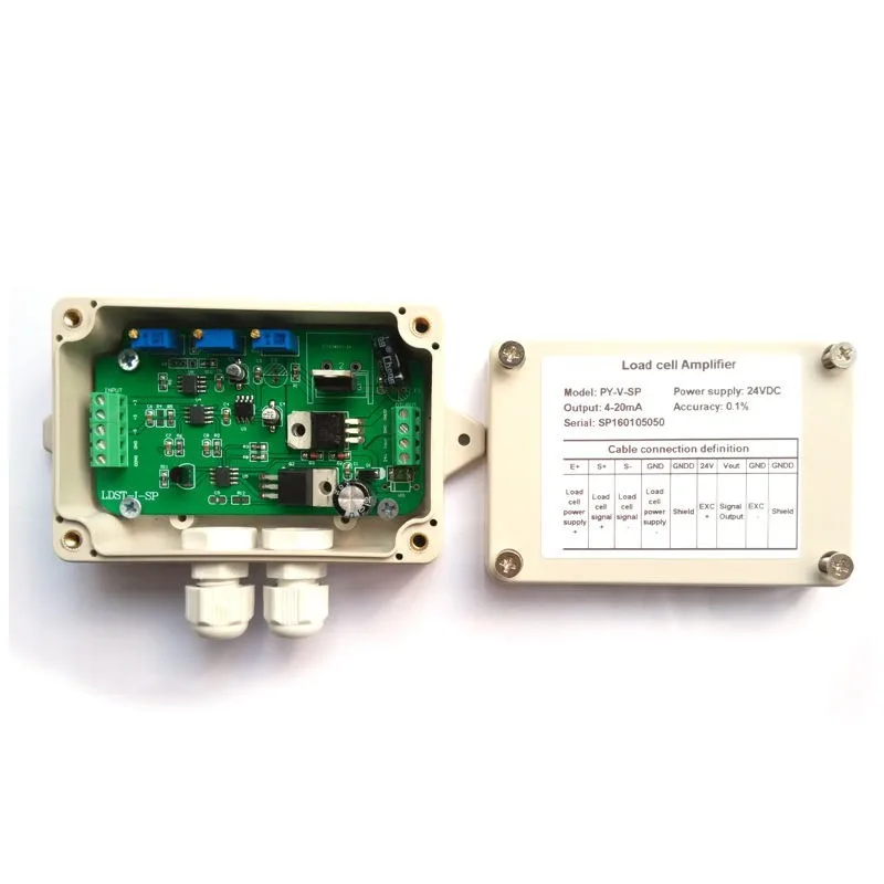 Dual Amplifier Loadcell Strain Gauge 0-5V 4-20mA Industrial Load Cell Transducer for Weighing And Measuring Systems
Dual Amplifier Loadcell Strain Gauge 0-5V 4-20mA Industrial Load Cell Transducer for Weighing And Measuring Systems