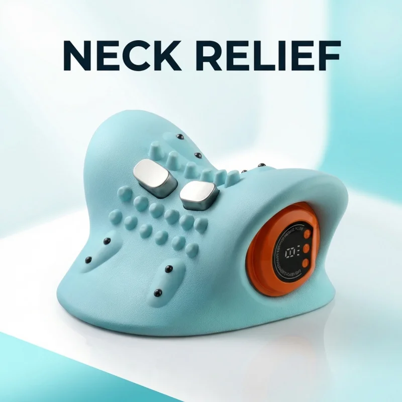 Neck Traction Device Cervical Spine Corrector Electric Neck Shoulder Massager Pillow Chiropractic Stretcher Relaxer for Pain Rel
Neck Traction Device Cervical Spine Corrector Electric Neck Shoulder Massager Pillow Chiropractic Stretcher Relaxer for Pain Rel