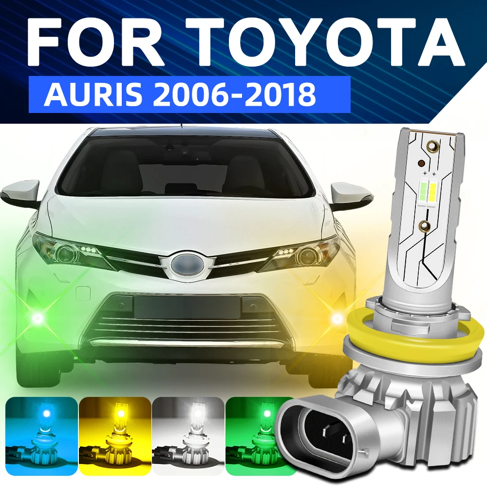 For Toyota Auris E15 E18 2006-2018 LED Front Fog Light Bulb 2009 2010 2012 2013 2014 2015 2016 2017 Dual Color LED Fog Lamp 2PCS
For Toyota Auris E15 E18 2006-2018 LED Front Fog Light Bulb 2009 2010 2012 2013 2014 2015 2016 2017 Dual Color LED Fog Lamp 2PCS