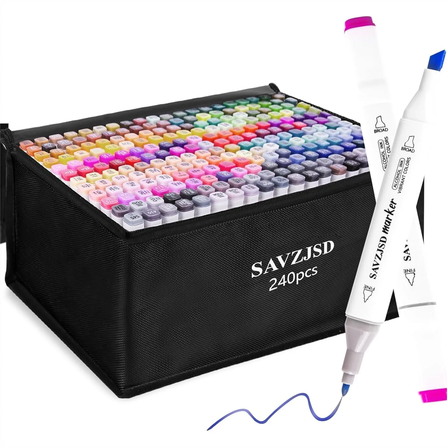 Alcohol Markers Set 240 Colors Dual Tip Markers For Artists Adults Coloring Painting Fine Broad
Alcohol Markers Set 240 Colors Dual Tip Markers For Artists Adults Coloring Painting Fine Broad