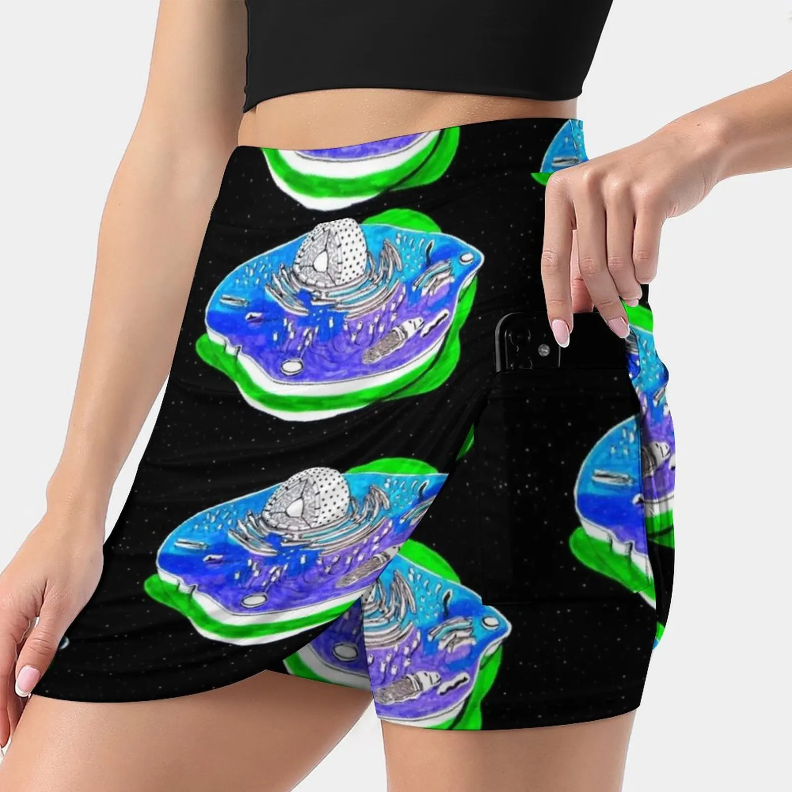 Женская юбка в виде животных, Спортивная юбка с карманами, модная юбка в Корейском стиле, юбки 4Xl, юбки в виде клеток животных, биология 
Женская юбка в виде животных, Спортивная юбка с карманами, модная юбка в Корейском стиле, юбки 4Xl, юбки в виде клеток животных, биология