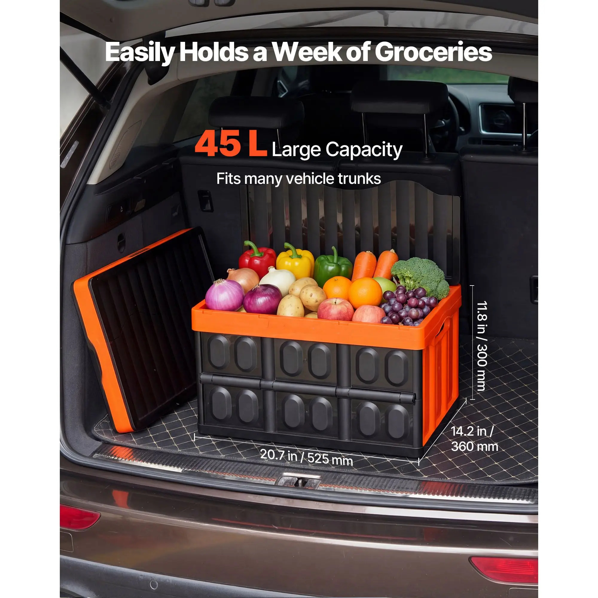 Plastic Collapsible Storage Bins with Lids, 45L 3Packs, Stackable Folding Storage Crates with Handles, Holds 44 lbs Per Bin, Heavy Duty Containers, Space-Saving Baskets, for Home Organizing
Plastic Collapsible Storage Bins with Lids, 45L 3Packs, Stackable Folding Storage Crates with Handles, Holds 44 lbs Per Bin, Heavy Duty Containers, Space-Saving Baskets, for Home Organizing