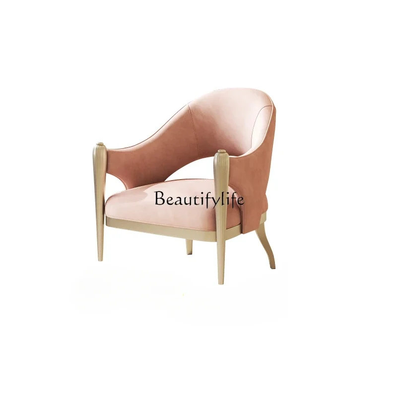 American living room chair comfortable single leather retro style premium soft bag leisure chair
American living room chair comfortable single leather retro style premium soft bag leisure chair