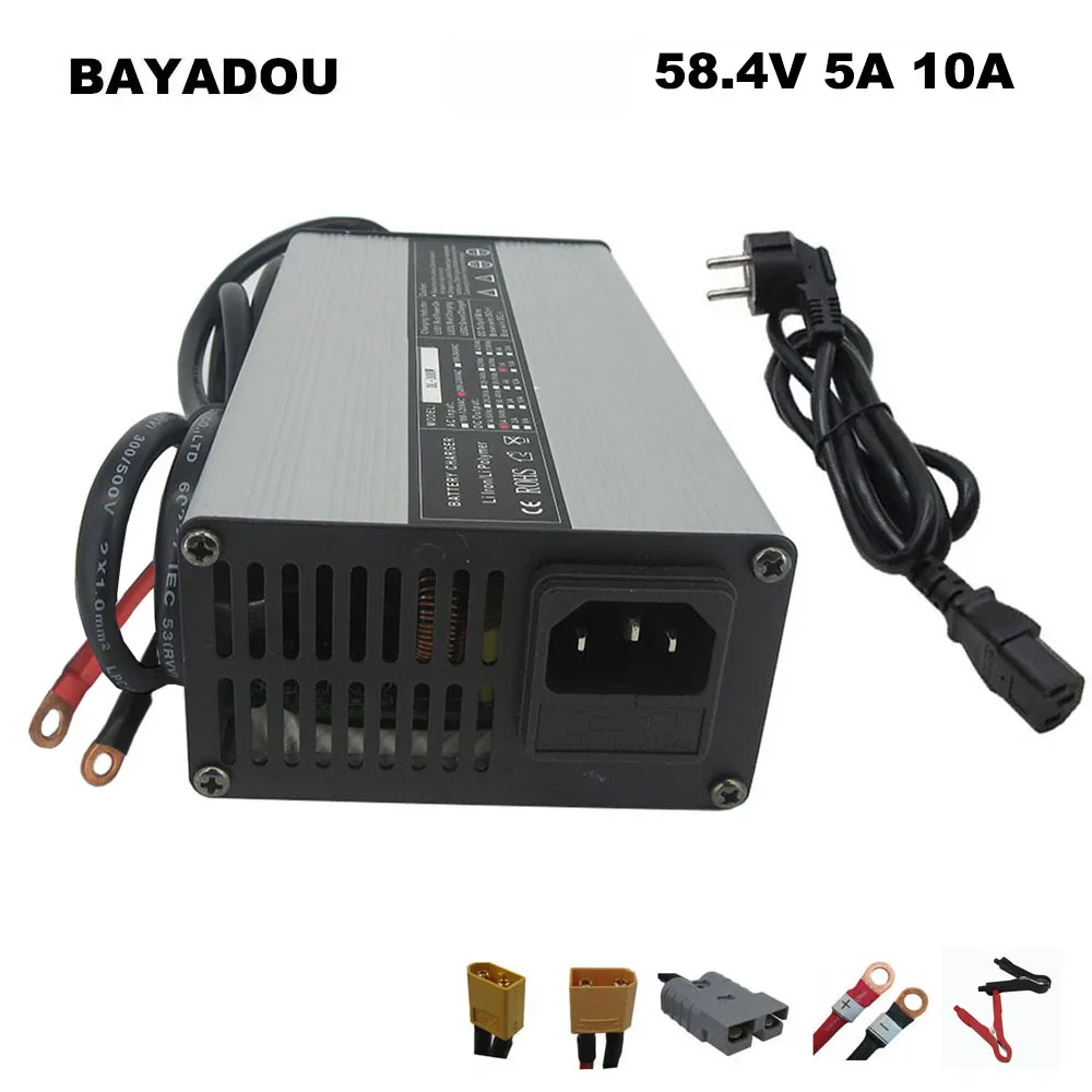 48V 16S 10A Lifepo4 Fast Charger 58.4V 10A 5A 3A 2A 15A Iron Phosphate LFP UPS Solar RV Forklift Battery Smart Charger
48V 16S 10A Lifepo4 Fast Charger 58.4V 10A 5A 3A 2A 15A Iron Phosphate LFP UPS Solar RV Forklift Battery Smart Charger