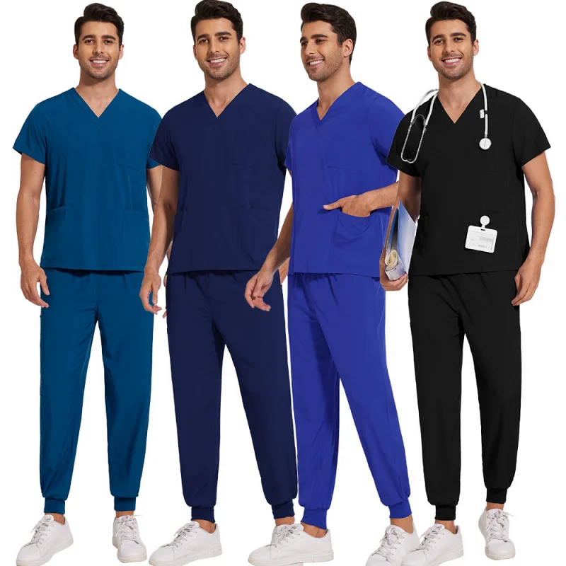 Medical Uniforms Women Hospital Nurse Scurbs Set Dentist Overalls Doctor Workwear Nursing Surgery Work Clothes Short Sleeve Suit
Medical Uniforms Women Hospital Nurse Scurbs Set Dentist Overalls Doctor Workwear Nursing Surgery Work Clothes Short Sleeve Suit