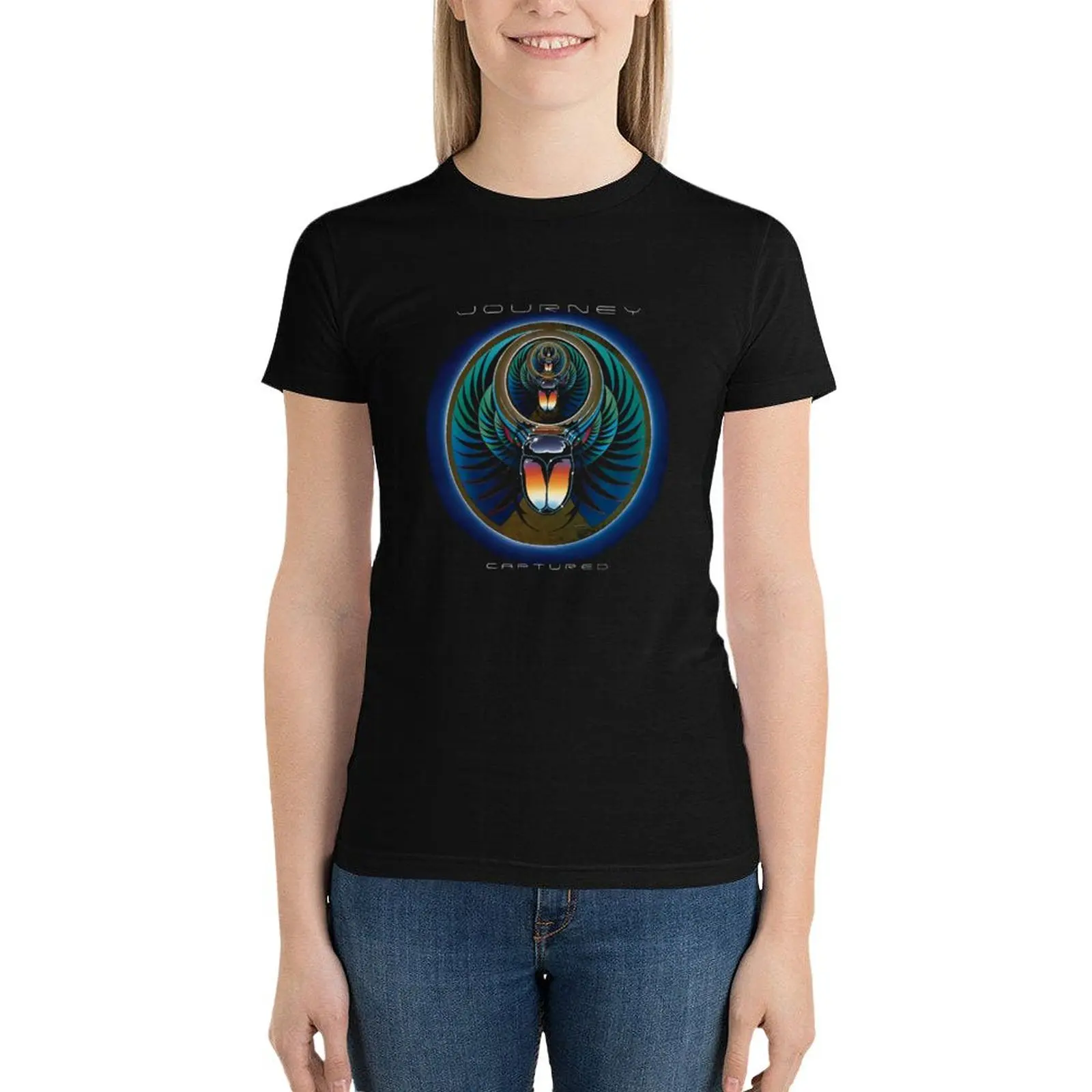 Captured Journey T-Shirt summer tops oversized Short sleeve tee Female clothing cropped t shirts for Women
Captured Journey T-Shirt summer tops oversized Short sleeve tee Female clothing cropped t shirts for Women