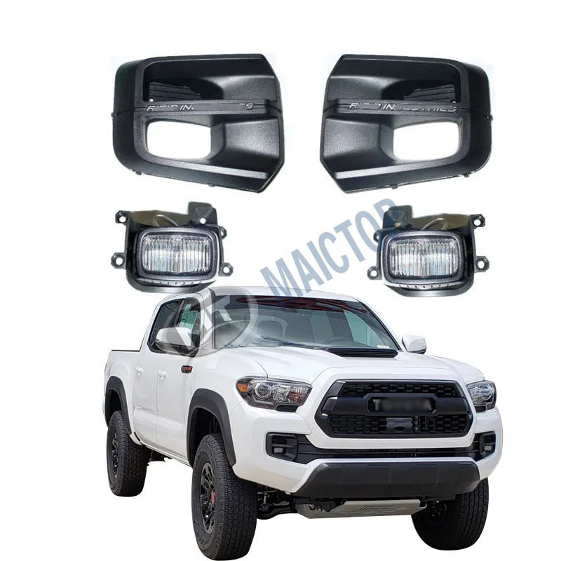 Maictop Car Accessories Front Led Drl Daylight Fog Lights Fog Lamp for tacoma 2016 - 2021
Maictop Car Accessories Front Led Drl Daylight Fog Lights Fog Lamp for tacoma 2016 - 2021